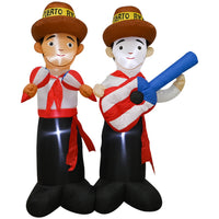 Set inflable músicos de Puerto Rico 4.5 ft (2 piezas), vista 3