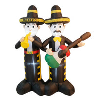 Set de mariachis inflables de México 4.5 ft (2 piezas), vista 2