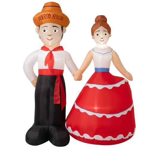 Inflable pareja de Puerto Rico 4.5 ft (2 piezas)