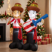 Set inflable músicos de Puerto Rico 4.5 ft (2 piezas), vista 2